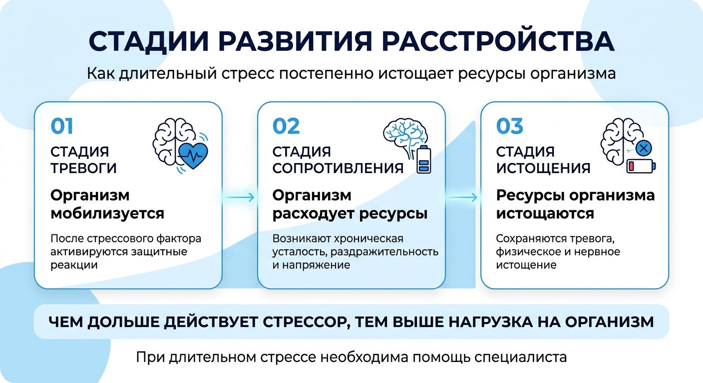 Лечение стресса в Петрозаводске инфографика